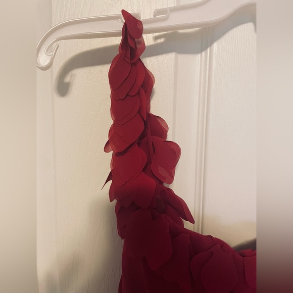 Gorgeous burgundy long gown - Picture 5 of 9